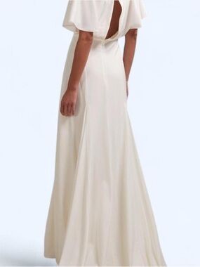 ASOS Cream Bridal Maxi Dress with Back Keyhole